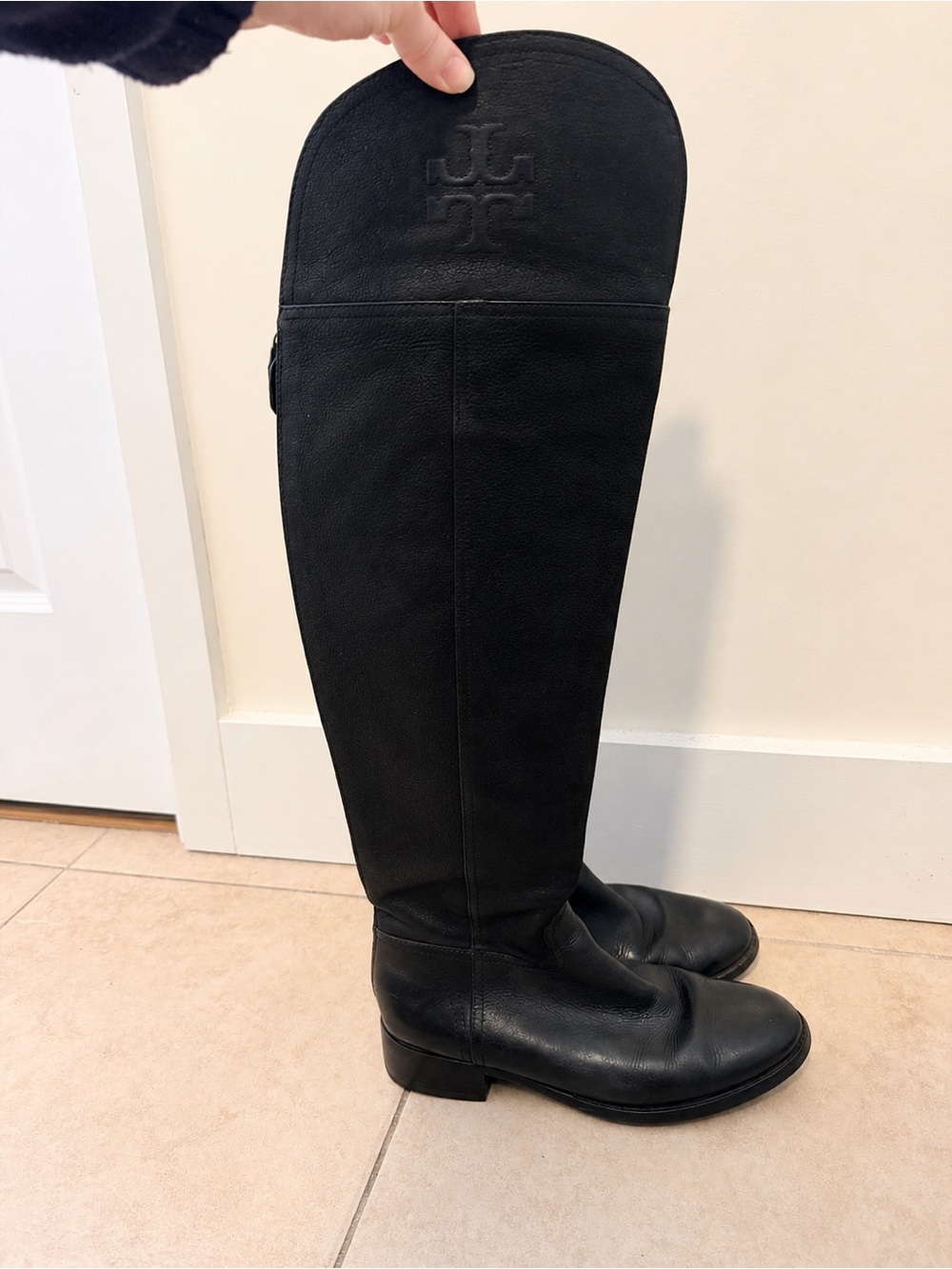 Tory Burch Knee High Leather Boots